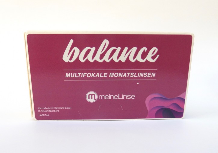 meineLinse balance multifokale Monatslinsen - 3er Box