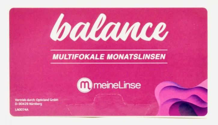 meineLinse balance multifokale Monatslinsen - 3er Box