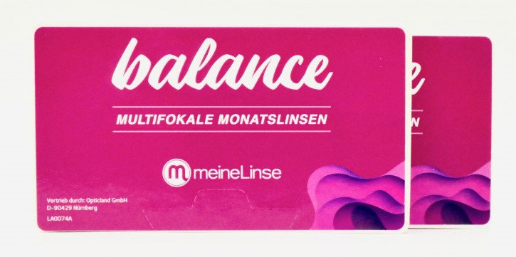 meineLinse balance multifokale Monatslinsen - 6er Box