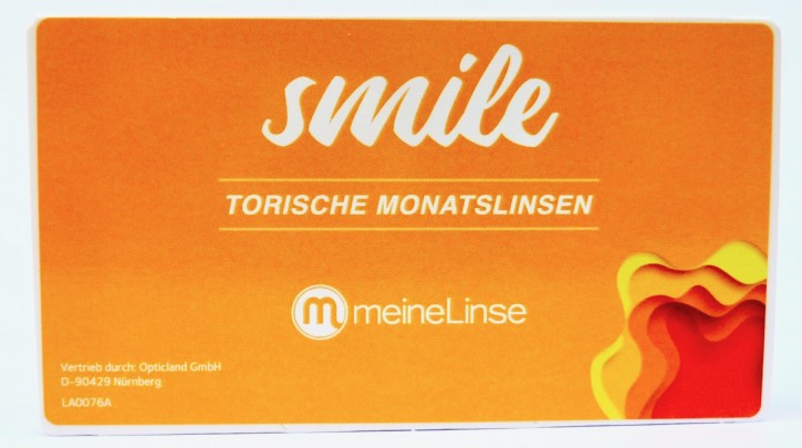 meineLinse smile Torische Monatslinsen - 3er Box