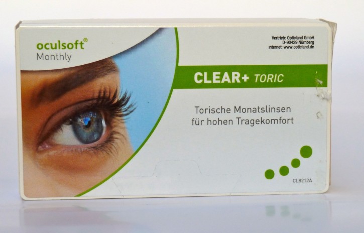 oculsoft Monthly clear plus toric - 3er Box