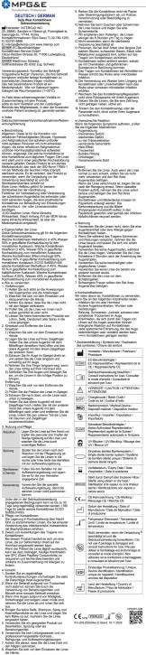 MPG&E ECCO comfort plus AS - 1 Testlinse