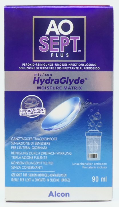 Alcon AO-Sept plus HydraGlyde 90ml Reisegröße