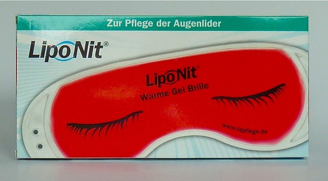 LipoNit® Lidpflege Wärme Gel Brille