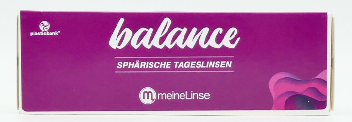 meineLinse balance sphärische Tageslinsen - 30er Box