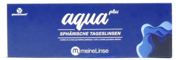 meineLinse aqua plus sphärische Tageslinsen - 30er Box