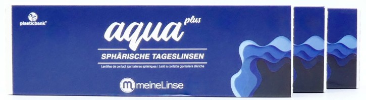 meineLinse aqua plus sphärische Tageslinsen - 90 Stück