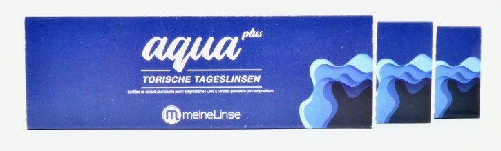 meineLinse aqua plus torische Tageslinsen - 90er Box