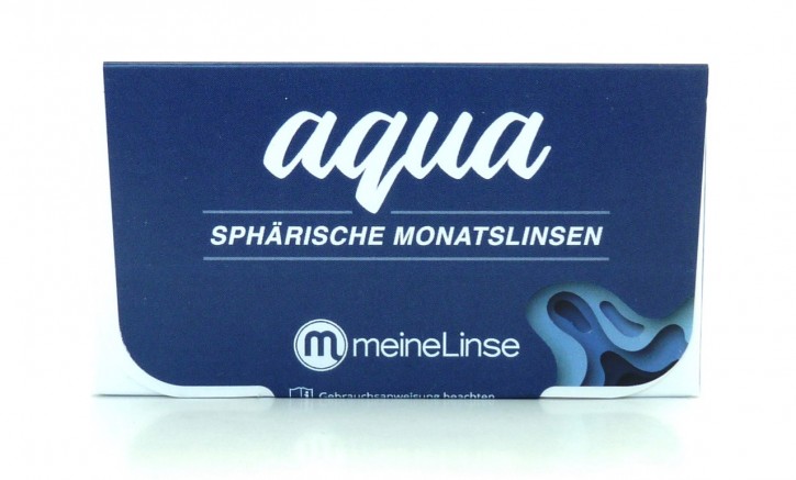 meineLinse aqua Sphärische Monatslinsen - 3er Box