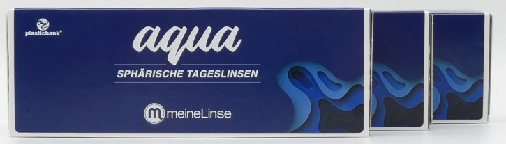 meineLinse aqua sphärische Tageslinsen - 90er Box