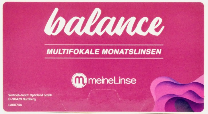 meineLinse balance multifokale Monatslinsen - 3er Box