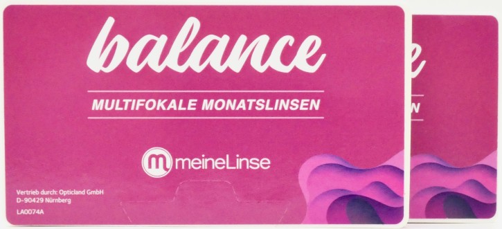 meineLinse balance multifokale Monatslinsen - 6er Box