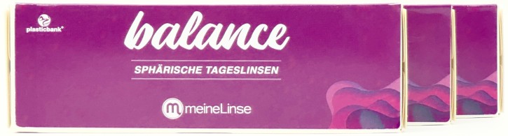 meineLinse balance sphärische Tageslinsen - 90er Box