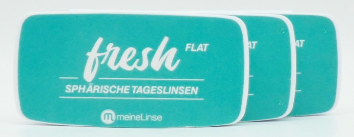 meineLinse fresh flat sphärische Tageslinsen - 90 Stück