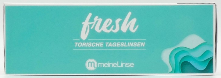 meineLinse fresh torische Tageslinsen Box 30 Stück