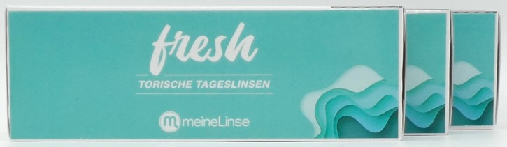 meineLinse fresh torische Tageslinsen - 90er Box