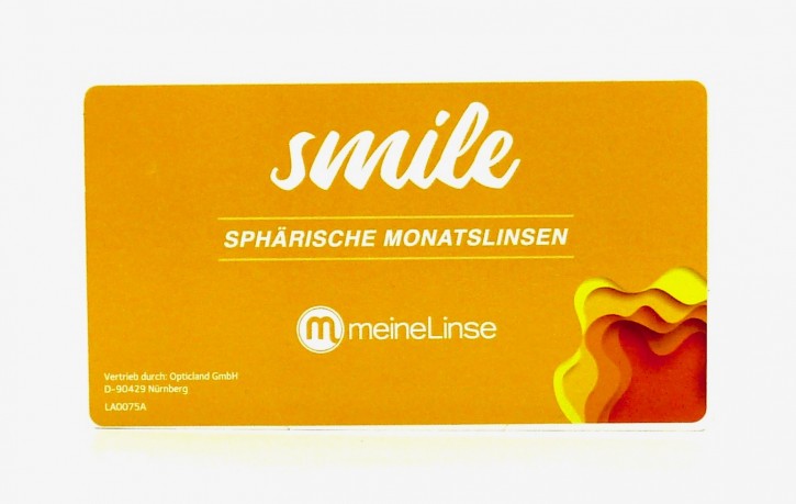 meineLinse smile Sphärische Monatslinsen - 6er Box