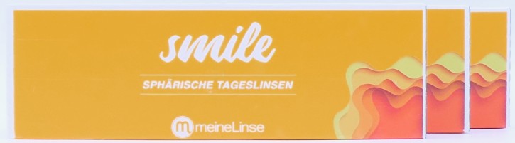 meineLinse smile sphärische Tageslinsen - 90 Stück