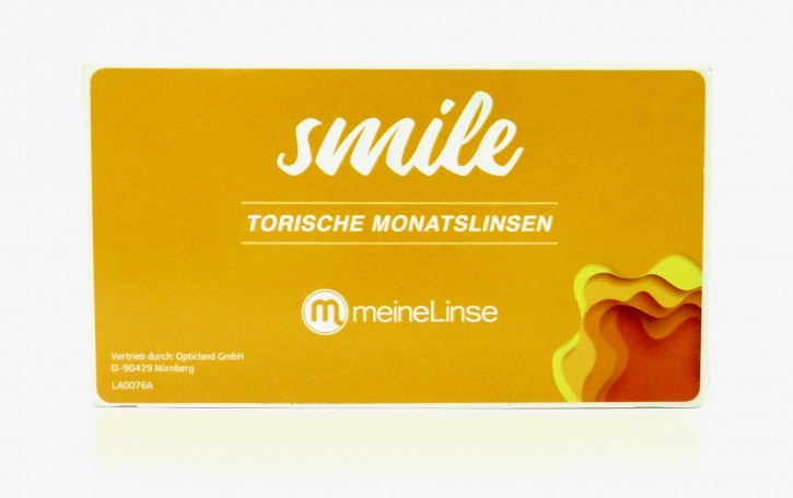 meineLinse smile Torische Monatslinsen - 3er Box