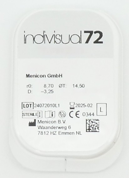 Menicon Indivisual Silikon-Hydrogel 1 Linse