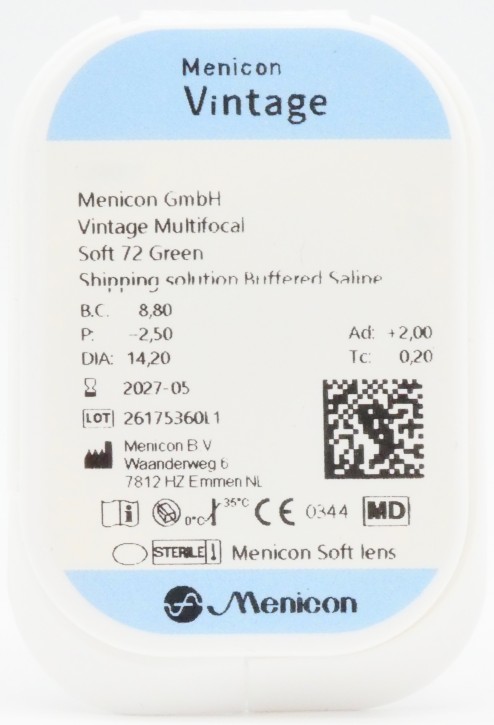 Menicon Vintage Multifocal - 1Linse