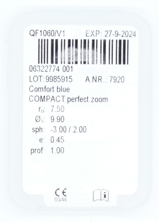 MPGE compact perfect zoom - 1Linse