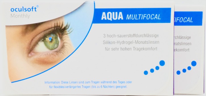 oculsoft Monthly AQUA MULTIFOCAL - 6er Box