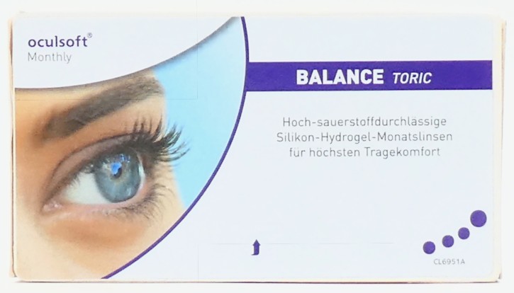 oculsoft Monthly BALANCE TORIC - 3er Box