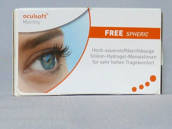oculsoft® monthly FREE SPHERIC - 1 Testlinse