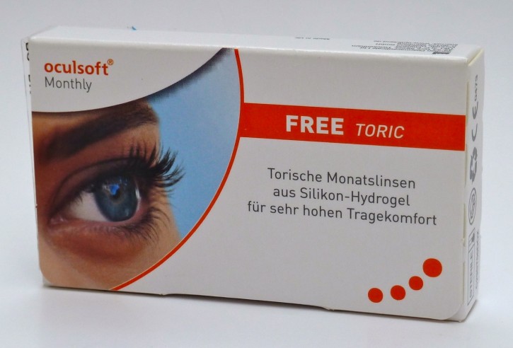 oculsoft Monthly FREE TORIC - 3er Box