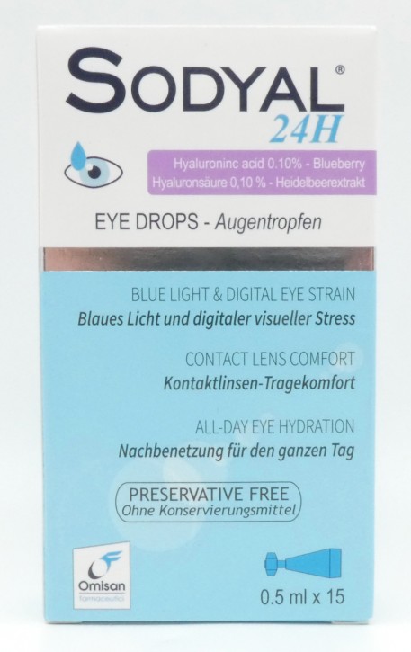 SODYAL ® 24h Augentropfen 15x0,5ml