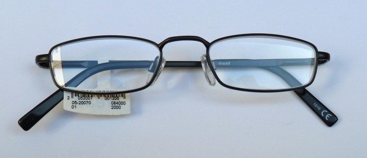 Fertiglesebrille Metall schwarz