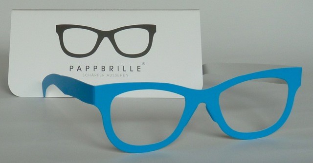 Pappbrille Classic blue