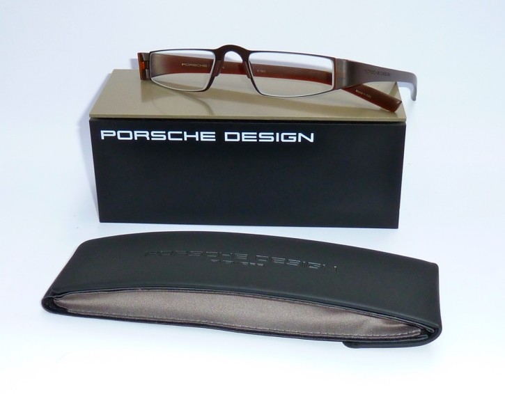 PORSCHE DESIGN® Fertiglesebrille 8801 E braun