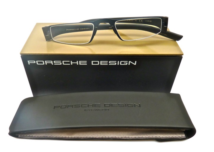 PORSCHE DESIGN® Lesebrille 8801 S mattblau- schwarz