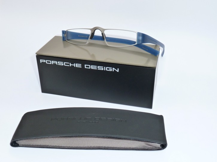 PORSCHE DESIGN® Fertiglesebrille 8801 N taubenblau silber