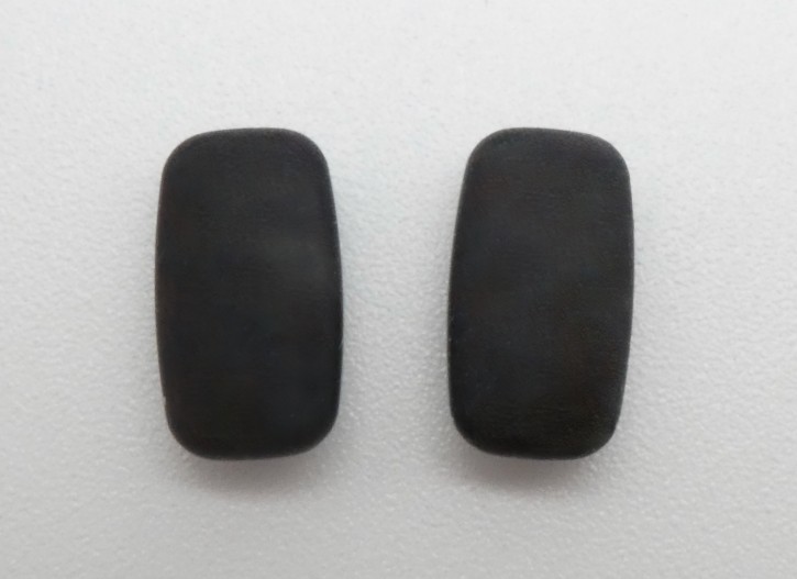 Nasensteg Pad PORSCHE DESIGN® Brillen Schwarz Silikon Clicksystem 1 Paar