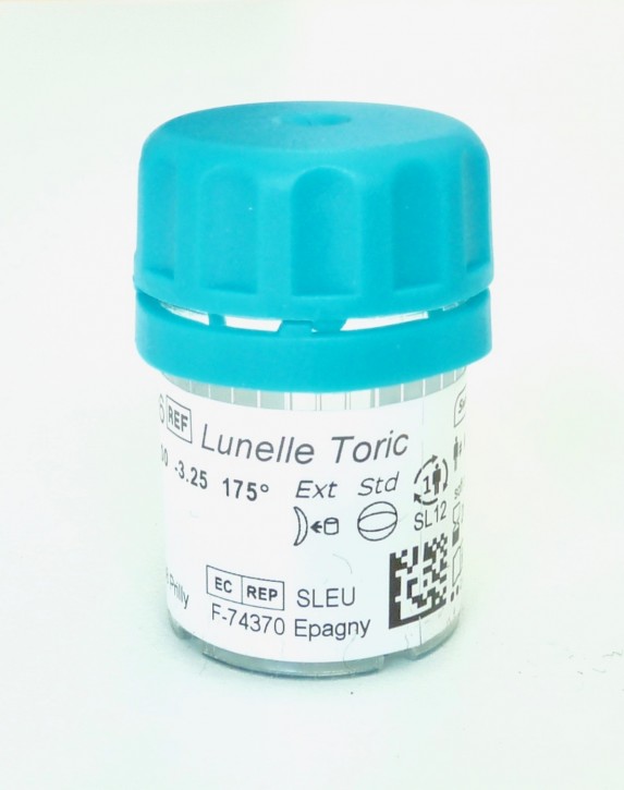 CooperVision Lunelle ES 70 Torique UV TDI mit Handlingstint - 1Linse