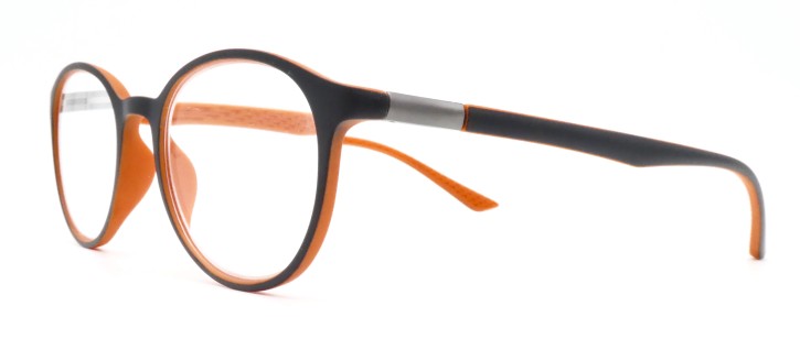 Fertiglesebrille Victoria eyes Lucca Orange-Schwarz