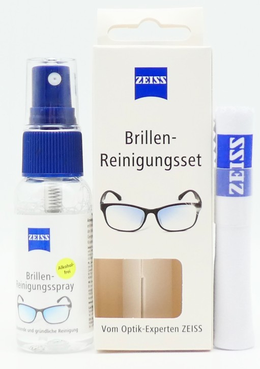 ZEISS Brillen Reinigungsset klein 30ml Spray + Mikrofasertuch