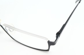 Fertiglesebrille Nylor Metall schwarz seidenmatt