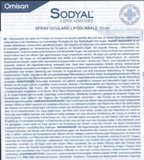 SODYAL Lipocomfort, liposames geruchloses Augenspray 10ml