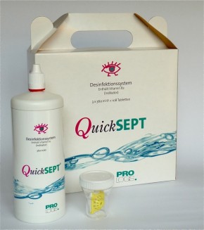 QuickSept Desinfektionsystem 3 x 360ml + 108 Tabletten