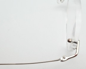 Eschenbach 291211, randlose Lesebrille silber