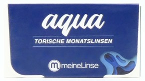 meineLinse aqua plus torische Monatslinsen - 3 Stück