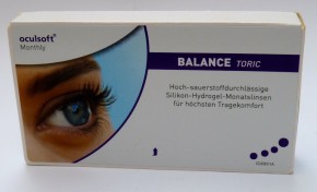 meineLinse balance Torische Monatslinsen - 6er Box