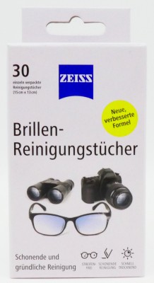 ZEISS Brillen Reinigungstücher 30Stück